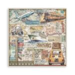 STAMPERIA ART OF TRAVELLING BLOCK 20.3/20.3 CM -SBBSXB07 - Image 9