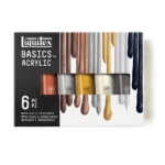 LIQUITEX ACRYLIC PAINTS BASICS 6CV X 118 ML - 3699472
