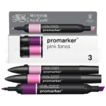 W&N PROMARKER SET OF 3 COLORS PINK TONES