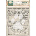 STAMPERIA ART OF TRAVELLING SILICONE PRINTING 14/18CM - WTK209