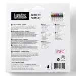 LIQUITEX ACRYLIC MARKERS SET 6X15MM - VIBRANTS - Image 5