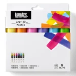 LIQUITEX ACRYLIC MARKERS SET 6X15MM - VIBRANTS - Image 4