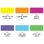 LIQUITEX ACRYLIC MARKERS SET 6X15MM - VIBRANTS - Image 2