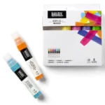 LIQUITEX ACRYLIC MARKERS SET 6X15MM - VIBRANTS