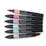 W&N PROMARKER SET OF 6 COLORS PASTEL TONES - Image 2