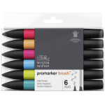 W&N PROMARKER SET OF 6 CV MID TONES