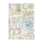 STAMPERIA ART OF TRAVELLING DECOUPAGE PAPER 8PCS A6 DFSAK6035 - Image 8