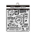 STAMPERIA ART OF TRAVELLING PATTERN 12 X 12 CM - KSTDS - 01