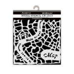 STAMPERIA ART OF TRAVELLING PATTERN 12 X 12 CM - KSTDS - 07