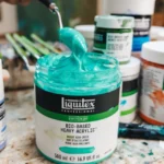 LIQUITEX ACRYLIC PAINT BIO-BASED HEAVY 500ML TITANIUM WHITE - Image 3