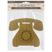 STAMPERIA GOLDEN HARMONY MDF ELEMENTS TELEPHONE - KLSM24