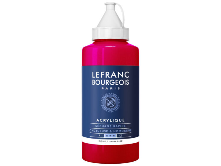 300414 L&B ACRYLIC PAINT FINE 750 ML - CYAN PRIMARY BLUE 063 - Image 1
