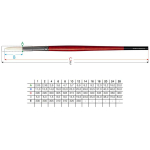 DA VINCI BRUSH BRISTLES,MAESTRO 2 7723 ROUND No18