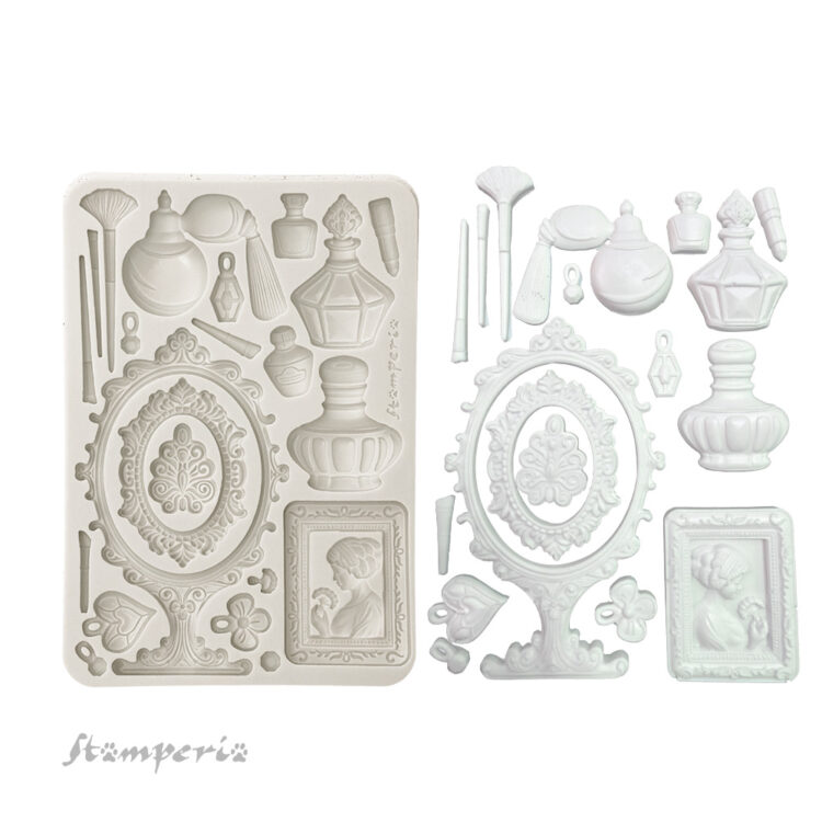 STAMPERIA MASQUERADE SILICONE MOLD KACMA553 - Image 2
