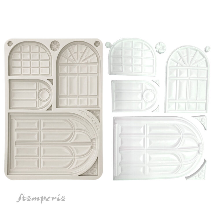 STAMPERIA MASQUERADE SILICONE MOLD KACMA554 - Image 2