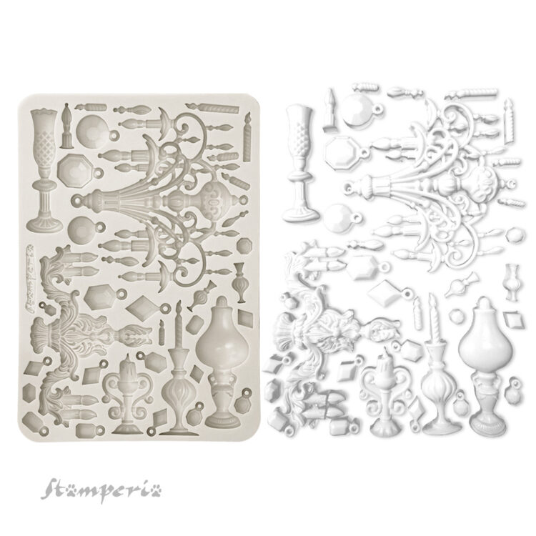 STAMPERIA MASQUERADE SILICONE MOLD KACMA555 - Image 2