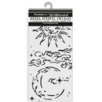 STAMPERIA ART OF TRAVELLING PATTERN 12 X 25 CM - KSTDL112 - Image 2