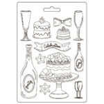 STAMPERIA MASQUERADE SOFT MOULD A5 -K3PTA5667