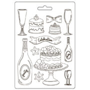 STAMPERIA MASQUERADE SOFT MOULD A5 -K3PTA5667