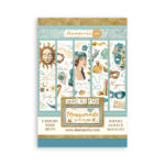 STAMPERIA ART OF TRAVELLING WASHI PAD 8 SHEETS A5 -SBW15