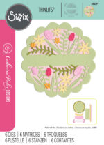 SIZZIX THINLITS CUTTING DIES -TULIPS AND BLOOMS CIRCLE - Image 2