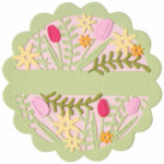 SIZZIX THINLITS CUTTING DIES -TULIPS AND BLOOMS CIRCLE