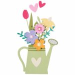 SIZZIX THINLITS CUT DIES - SPRINKLED WITH LOVE