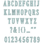 SIZZIX THINLITS CUTTING DIES - FINE LINE ALPHA 02 - Image 5