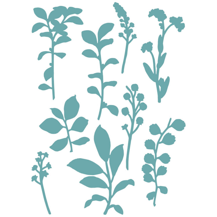 SIZZIX THINLITS CUTTING DIES - FINE STEMS 02 - Image 3