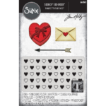 SIZZIX THINLITS CUT PUNCHES - LOVE NOTES