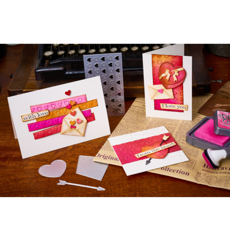 SIZZIX THINLITS CUT PUNCHES - LOVE NOTES - Image 3