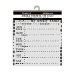 STAMPERIA DIARY WEEKLY PLANNER TEMPLATE 12 X 12 CM - KSTDS-23 - Image 2