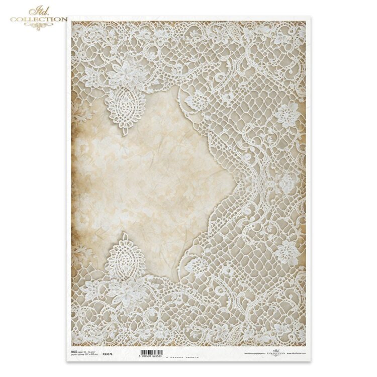 ITD COLLECTION DECOUPAGE RICE PAPER A3 - R1317L - Image 1