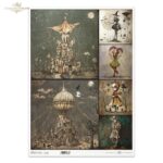 ITD COLLECTION DECOUPAGE RICE PAPER A3 - R1349L