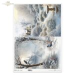 ITD COLLECTION DECOUPAGE RICE PAPER A3 - R1393L