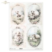 ITD COLLECTION DECOUPAGE RICE PAPER A3 - R1400L