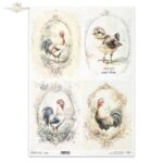 ITD COLLECTION DECOUPAGE RICE PAPER A3 - R1401L