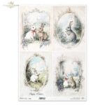 ITD COLLECTION DECOUPAGE RICE PAPER A3 - R1408L