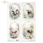 ITD COLLECTION DECOUPAGE RICE PAPER A3 - R1409L