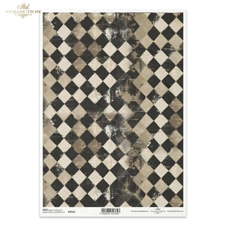 ITD COLLECTION DECOUPAGE RICE PAPER A4 - R2524 - Image 1