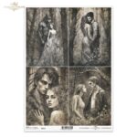ITD COLLECTION DECOUPAGE RICE PAPER A4 - R2537