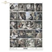 ITD COLLECTION DECOUPAGE RICE PAPER A4 - R2547