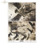 ITD COLLECTION DECOUPAGE RICE PAPER A4 - R2549