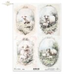 ITD COLLECTION DECOUPAGE RICE PAPER A4 - R2561