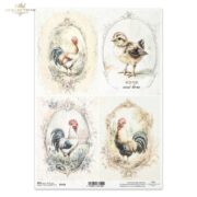 ITD COLLECTION DECOUPAGE RICE PAPER A4 - R2562