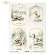 ITD COLLECTION DECOUPAGE RICE PAPER A4 - R2564