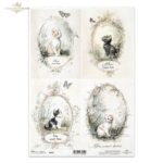 ITD COLLECTION DECOUPAGE RICE PAPER A4 - R2567