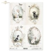 ITD COLLECTION DECOUPAGE RICE PAPER A4 - R2567