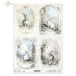 ITD COLLECTION DECOUPAGE RICE PAPER A4 - R2568