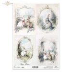 ITD COLLECTION DECOUPAGE RICE PAPER A4 - R2569